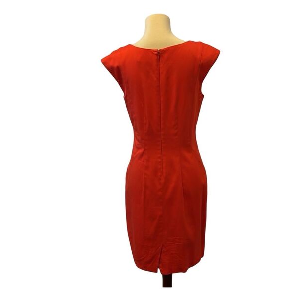 MOSSIMO | coral red sheath v neck dress 6 - Picture 2 of 6